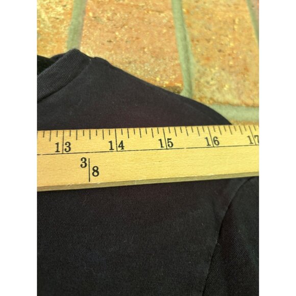 Zara Trafaluc Black "I Am What I Am" Tie-Back T-Shirt S Cotton Blend - Picture 8 of 10